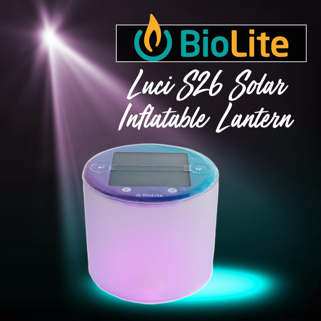 New - BIOLITE LUCI ORIGINAL S26 SOLAR INFLATABLE LANTERN