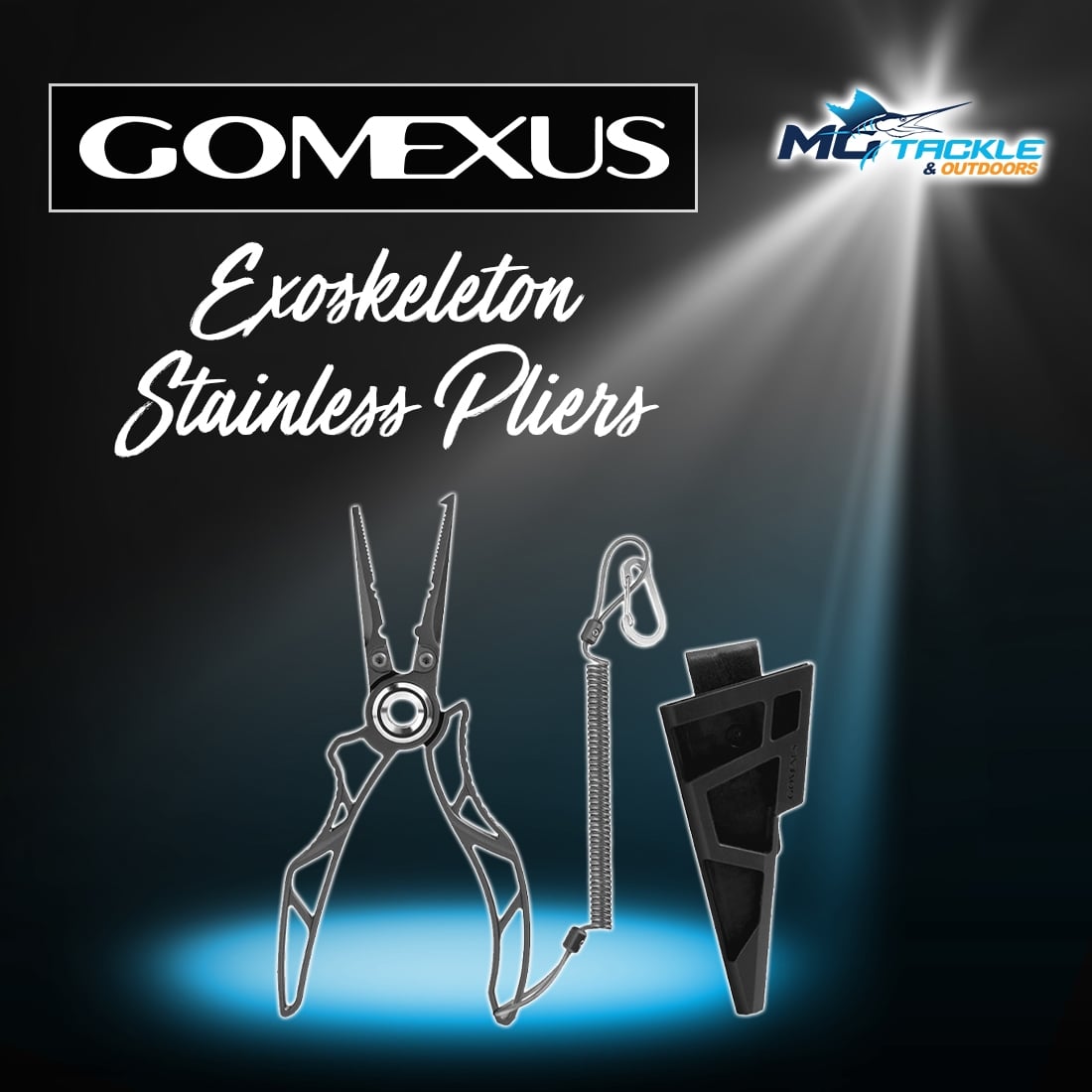 New - GOMEXUS EXOSKELETON STAINLESS STEEL PLIERS