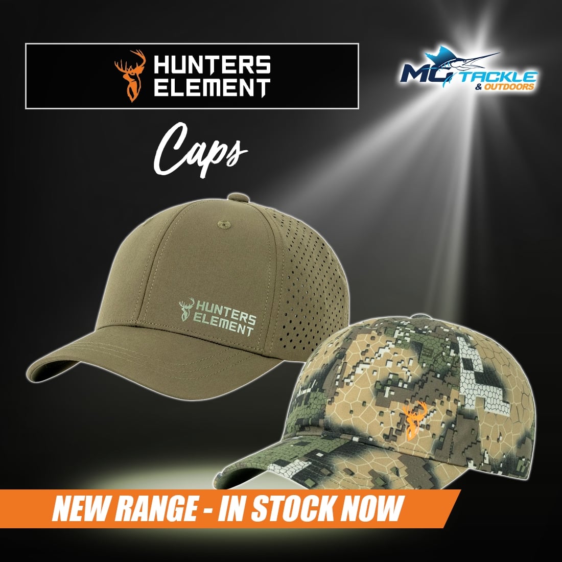 New - Hunters Element Caps