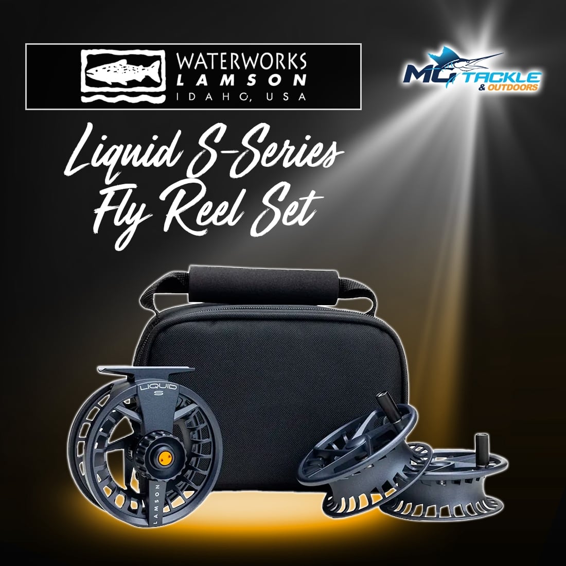 New - LAMSON LIQUID S-SERIES FLY REEL SET
