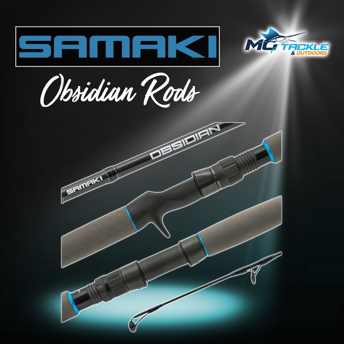New - Samaki Obsidian Rod