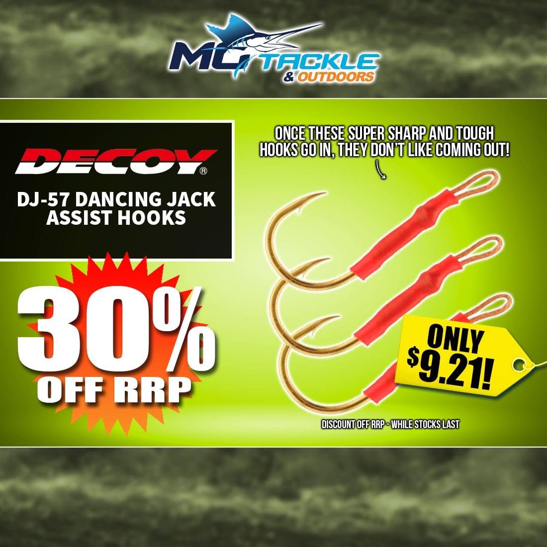 30% off DECOY DJ-57 DANCING JACK ASSIST HOOKS