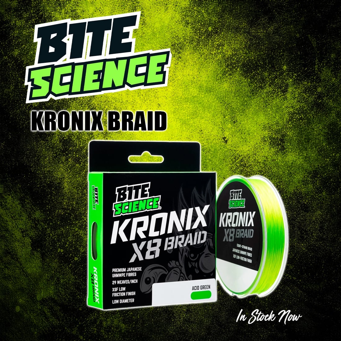 New - BITE SCIENCE KRONIX X8 BRAID