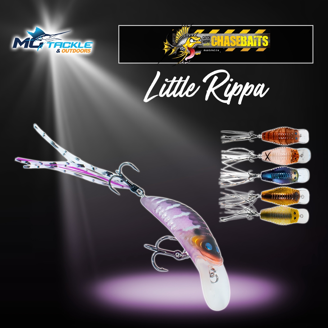 New - CHASEBAITS LITTLE RIPPA LURE