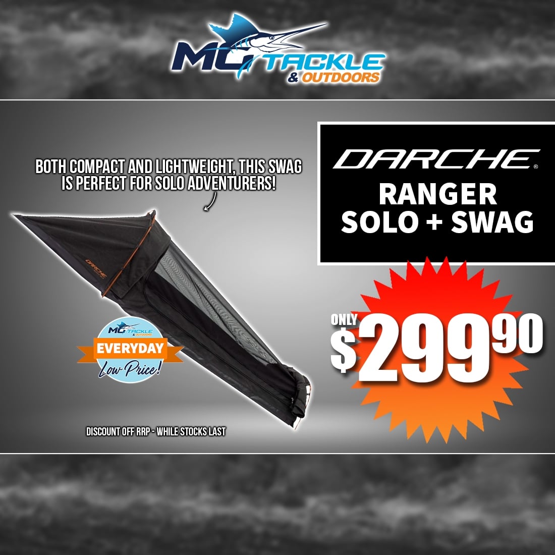 DARCHE RANGER SOLO + SWAG only $299.90