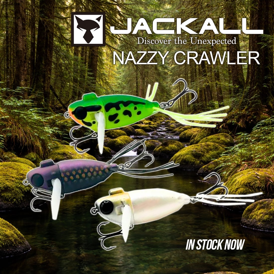 New - JACKALL NAZZY CRAWLER LURE