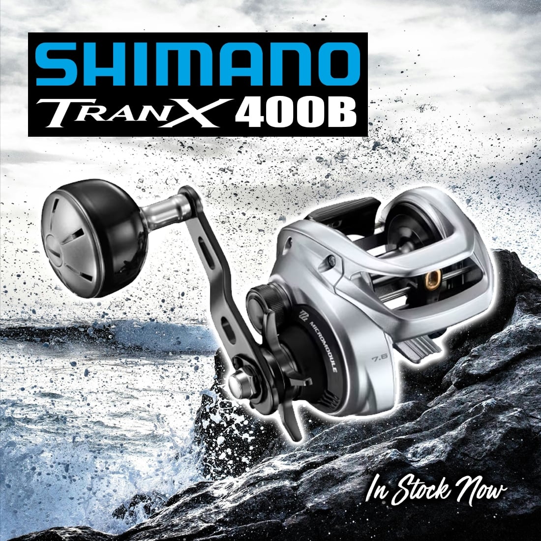 New - SHIMANO TRANX 400B BAITCAST REEL