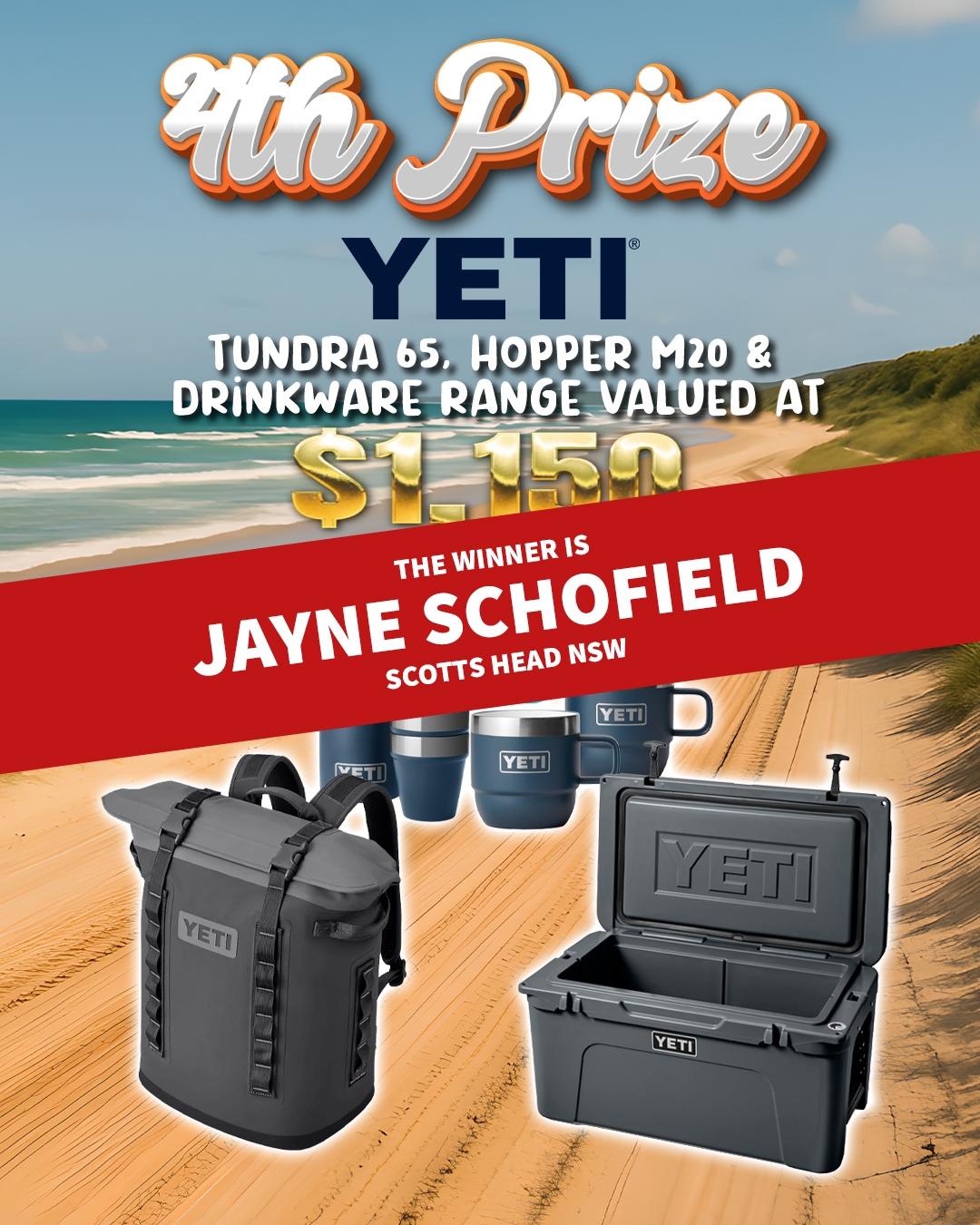 Yeti Pack Winner