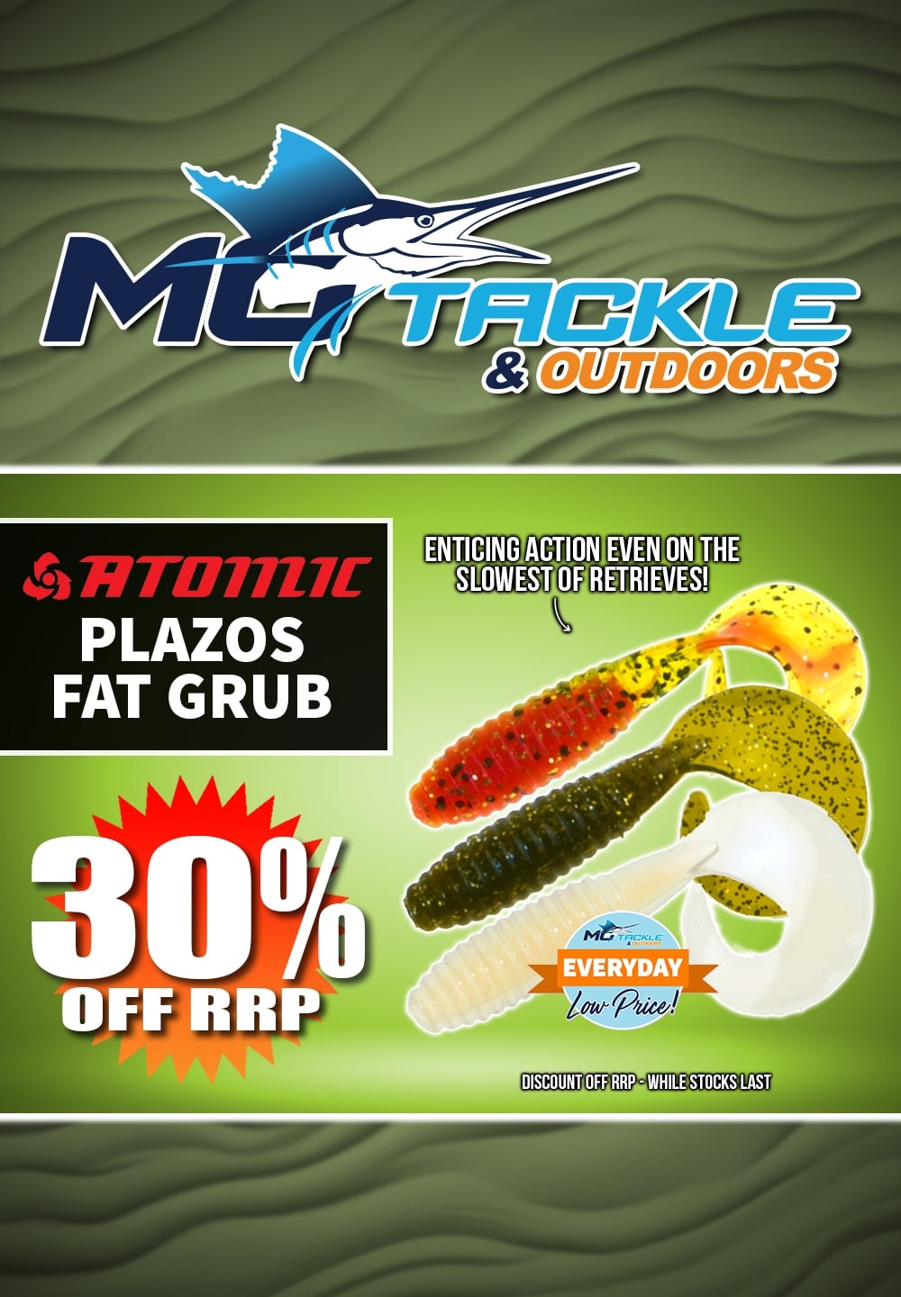 30% off ATOMIC PLAZOS FAT GRUB