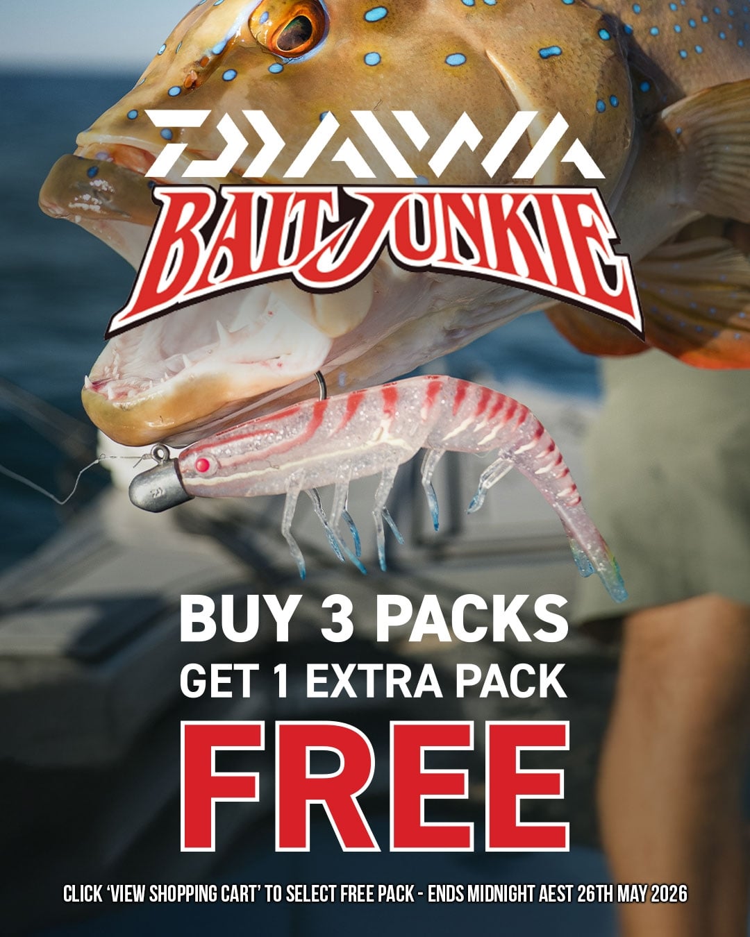 Daiwa Bait Junkie - Buy 3 get 1 Free