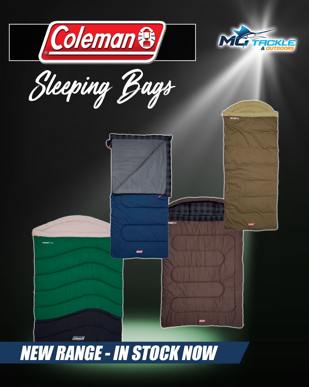 New Range - Coleman Sleeping Bags
