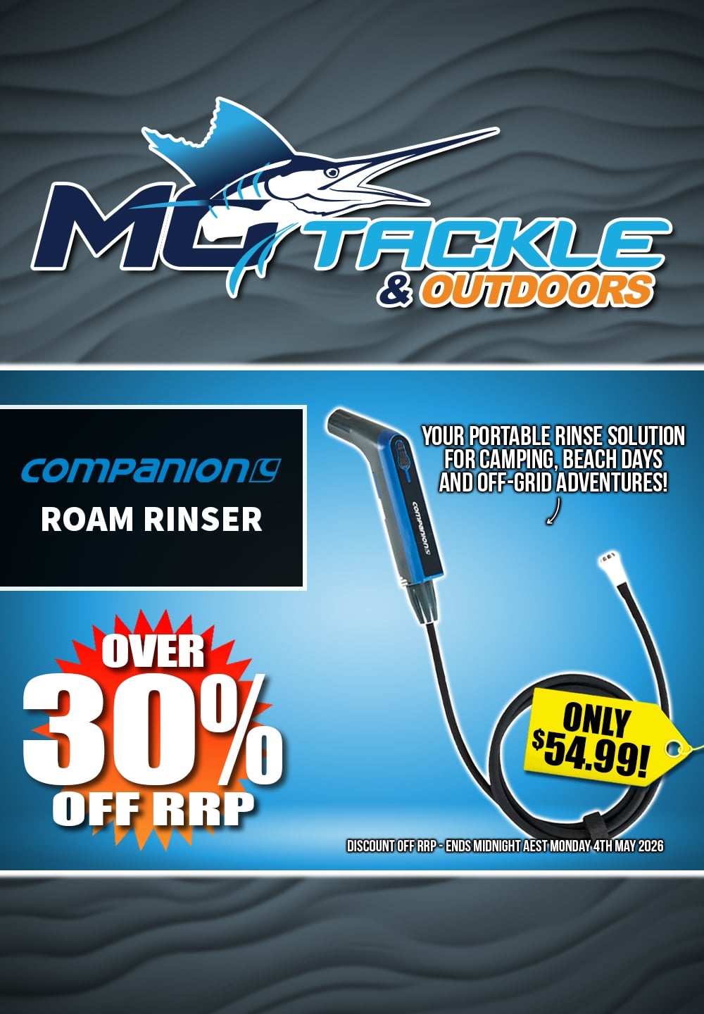 COMPANION ROAM RINSER only $54.99