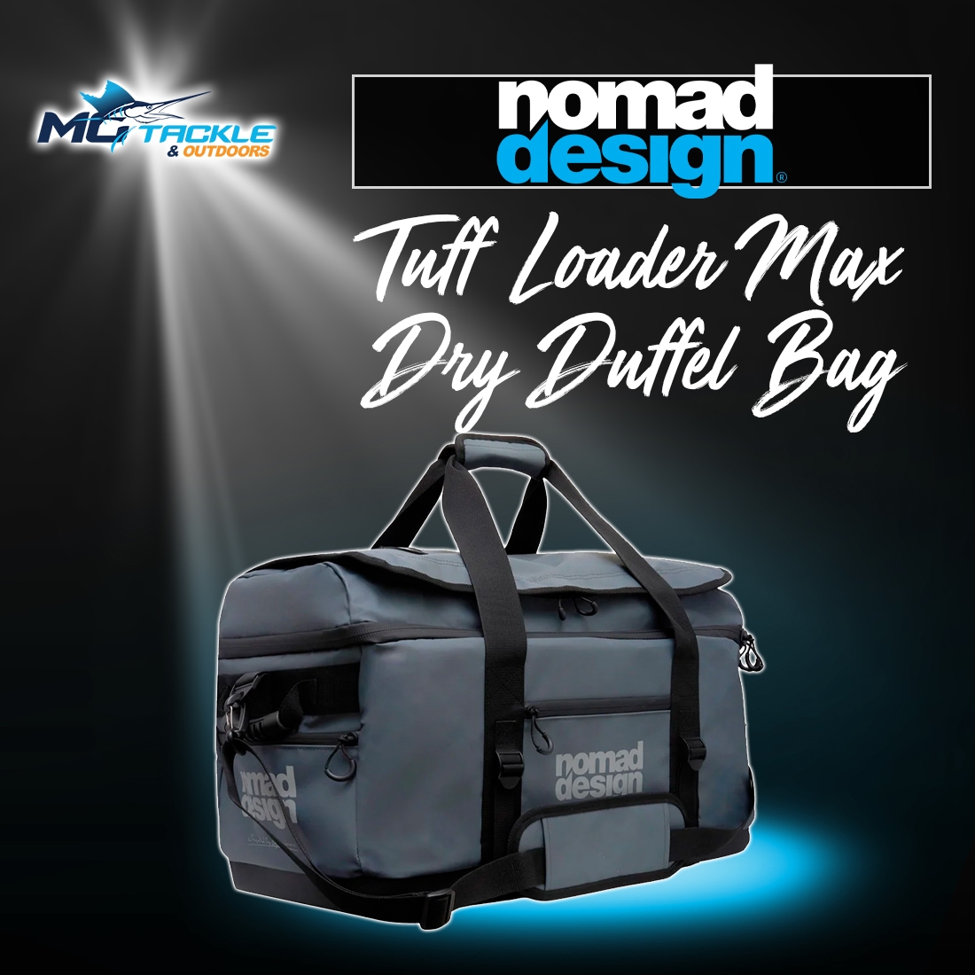 New - NOMAD DESIGN TUFF LOADER MAX DRY DUFFLE BAG