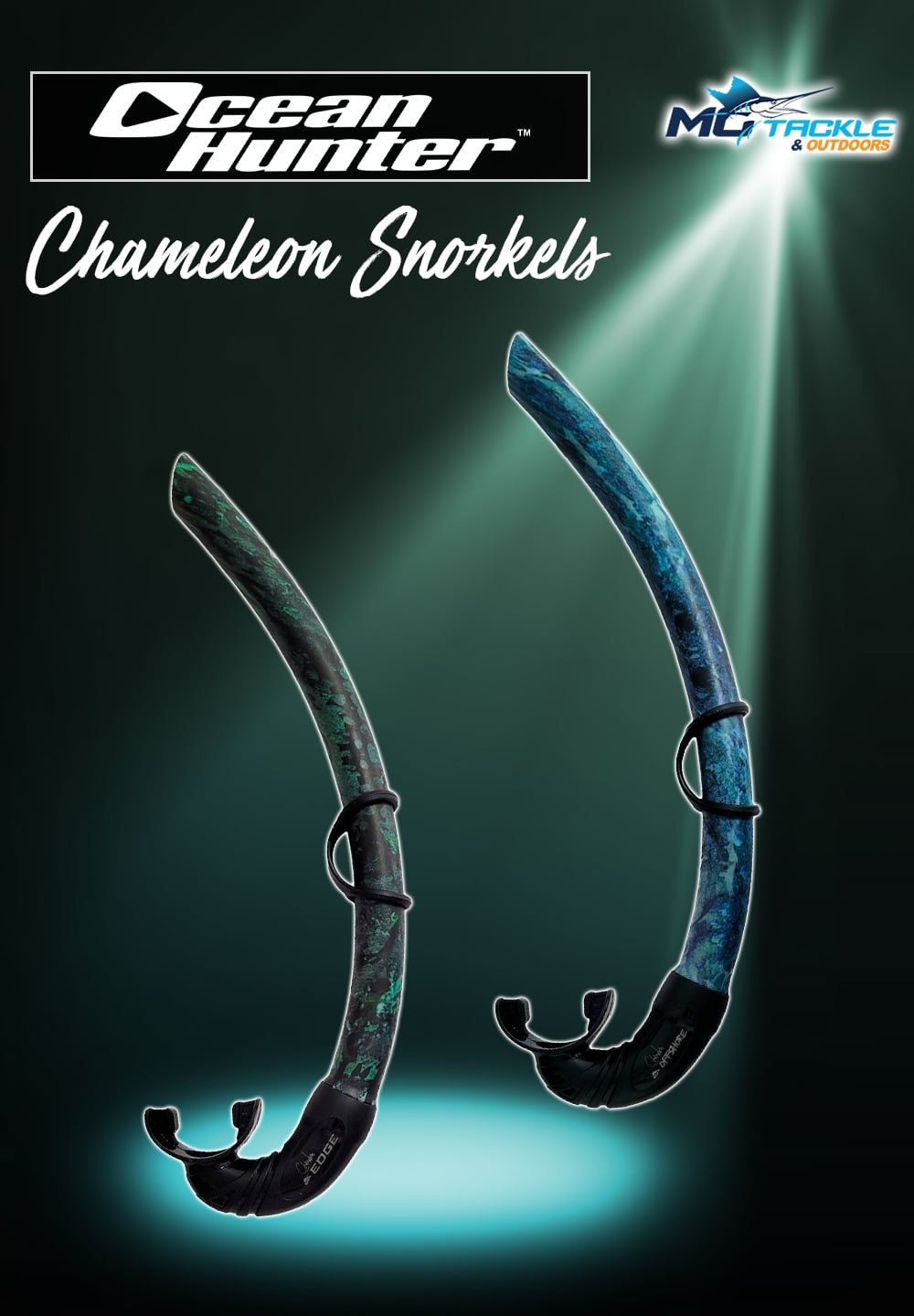 New - Ocean Hunter Chameleon Snorkels