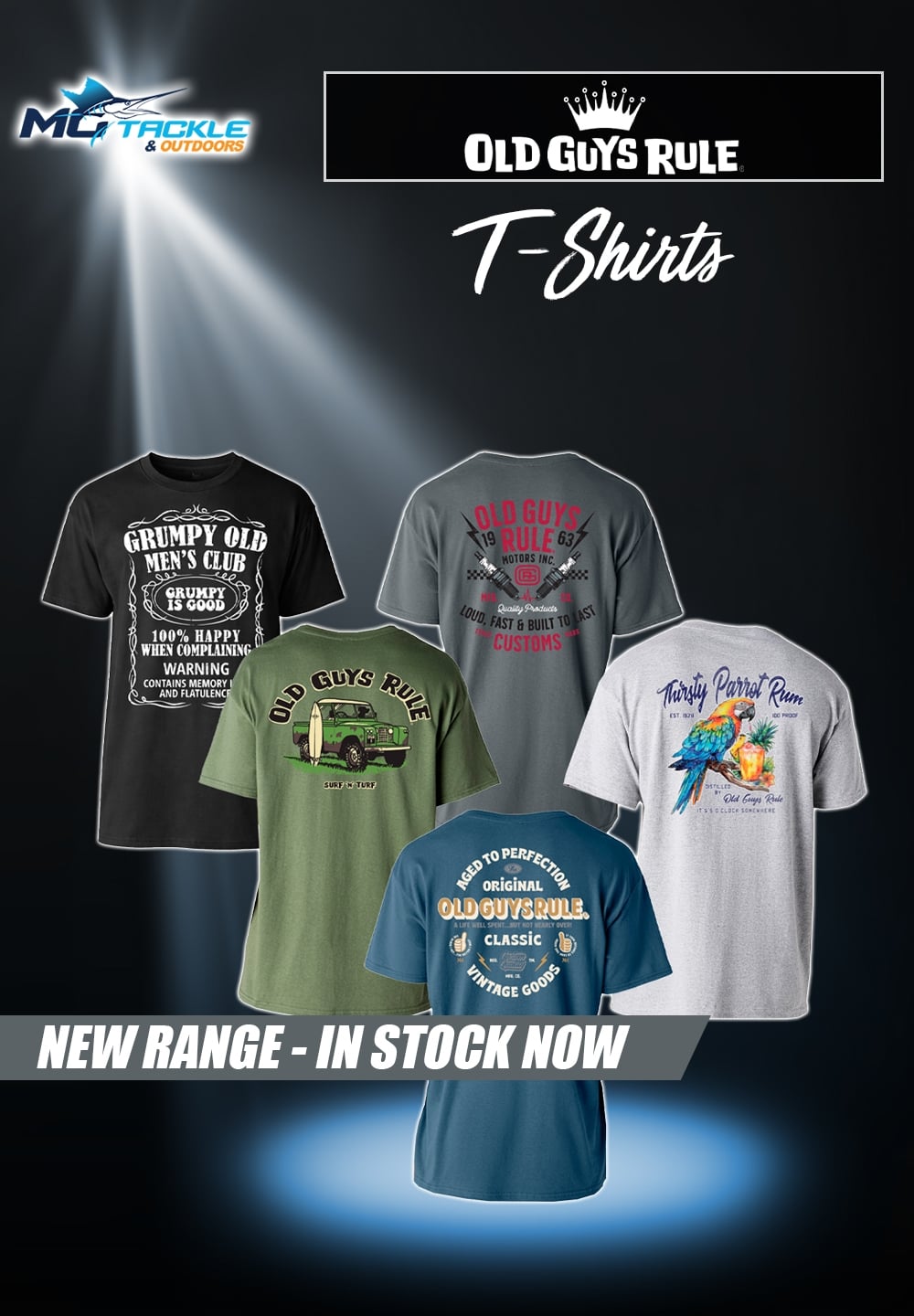 New Range - Old Guys Rules T-Shirts