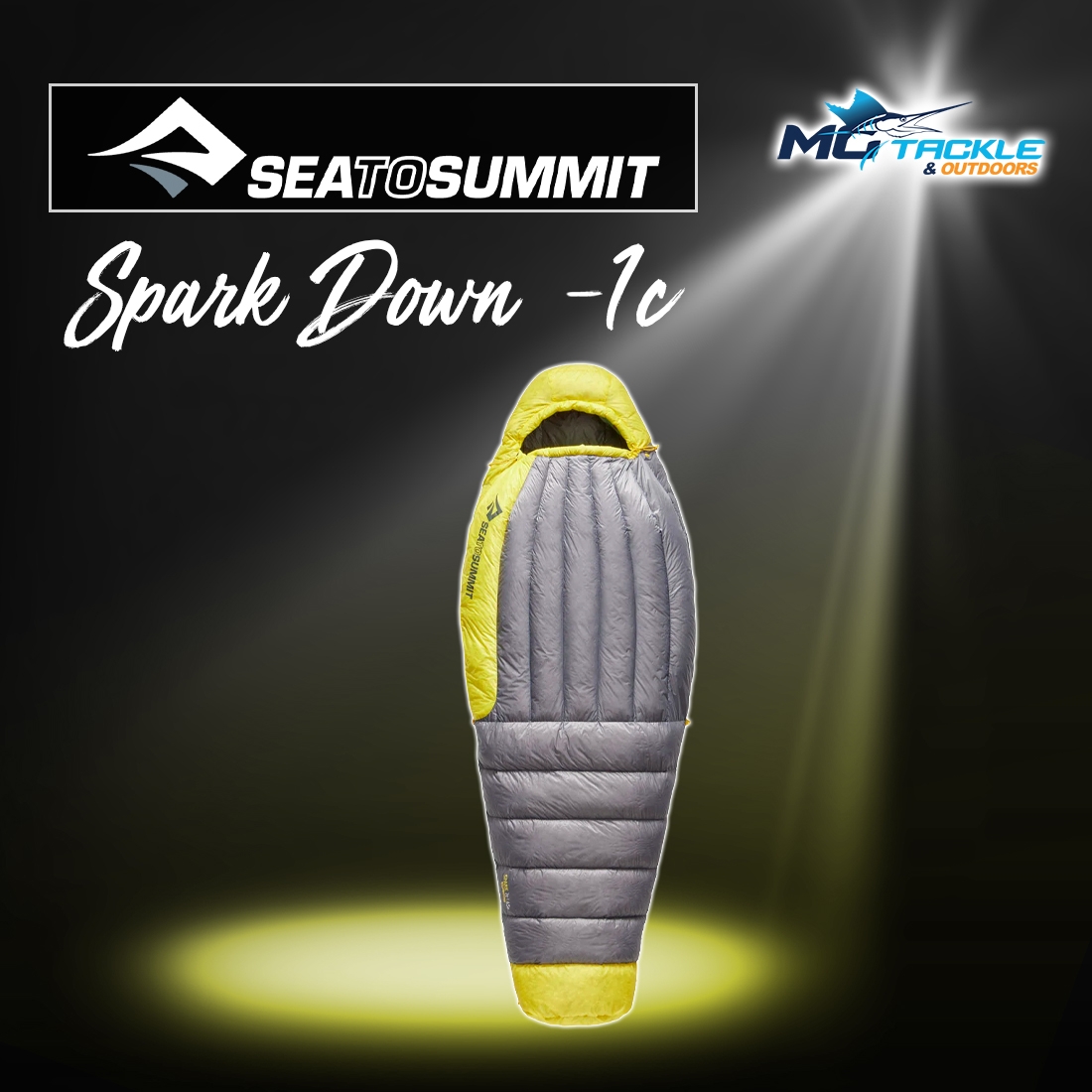 New - SEA TO SUMMIT SPARK DOWN -1C SLEEPING BAG
