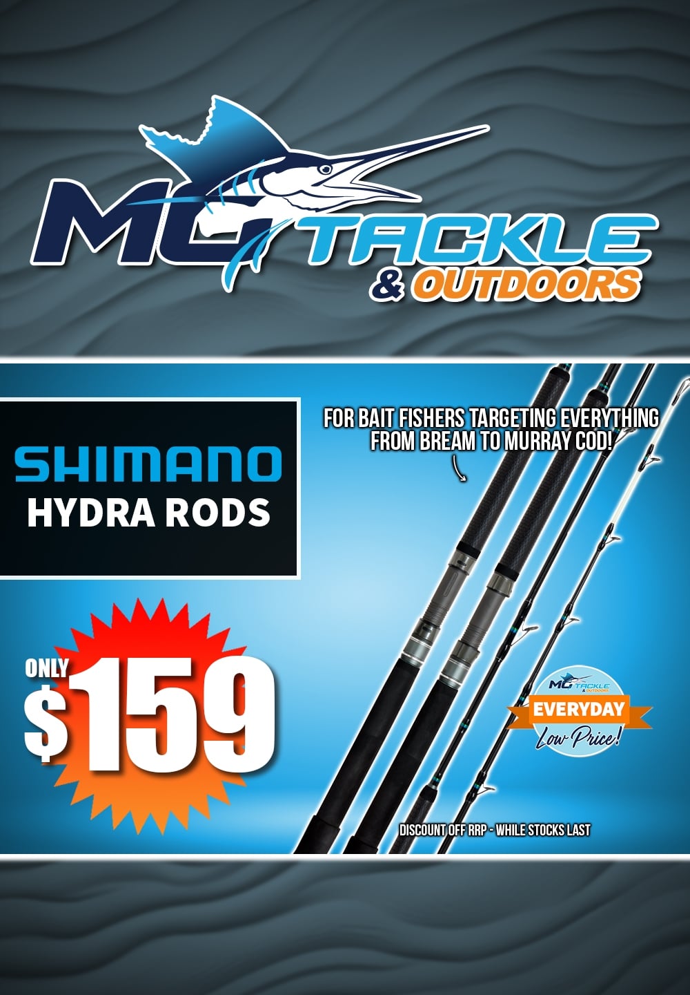 SHIMANO HYDRA ROD only $159