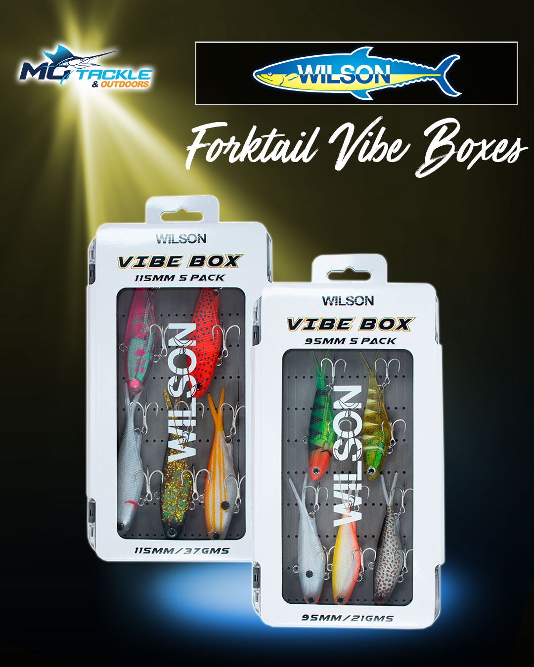 New - WILSON FORKTAIL VIBE BOX