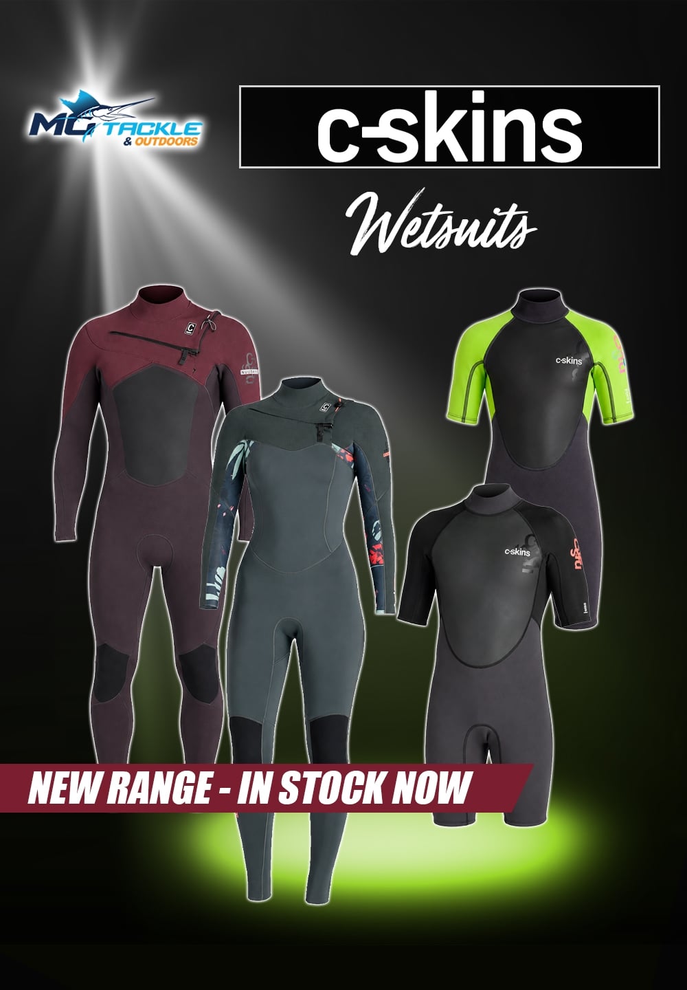 New - C-Skins Wetsuit Range