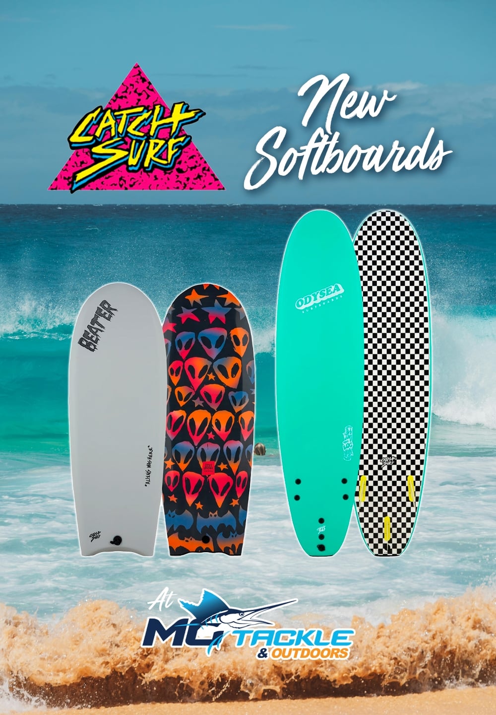 New - Catch Soft Boards