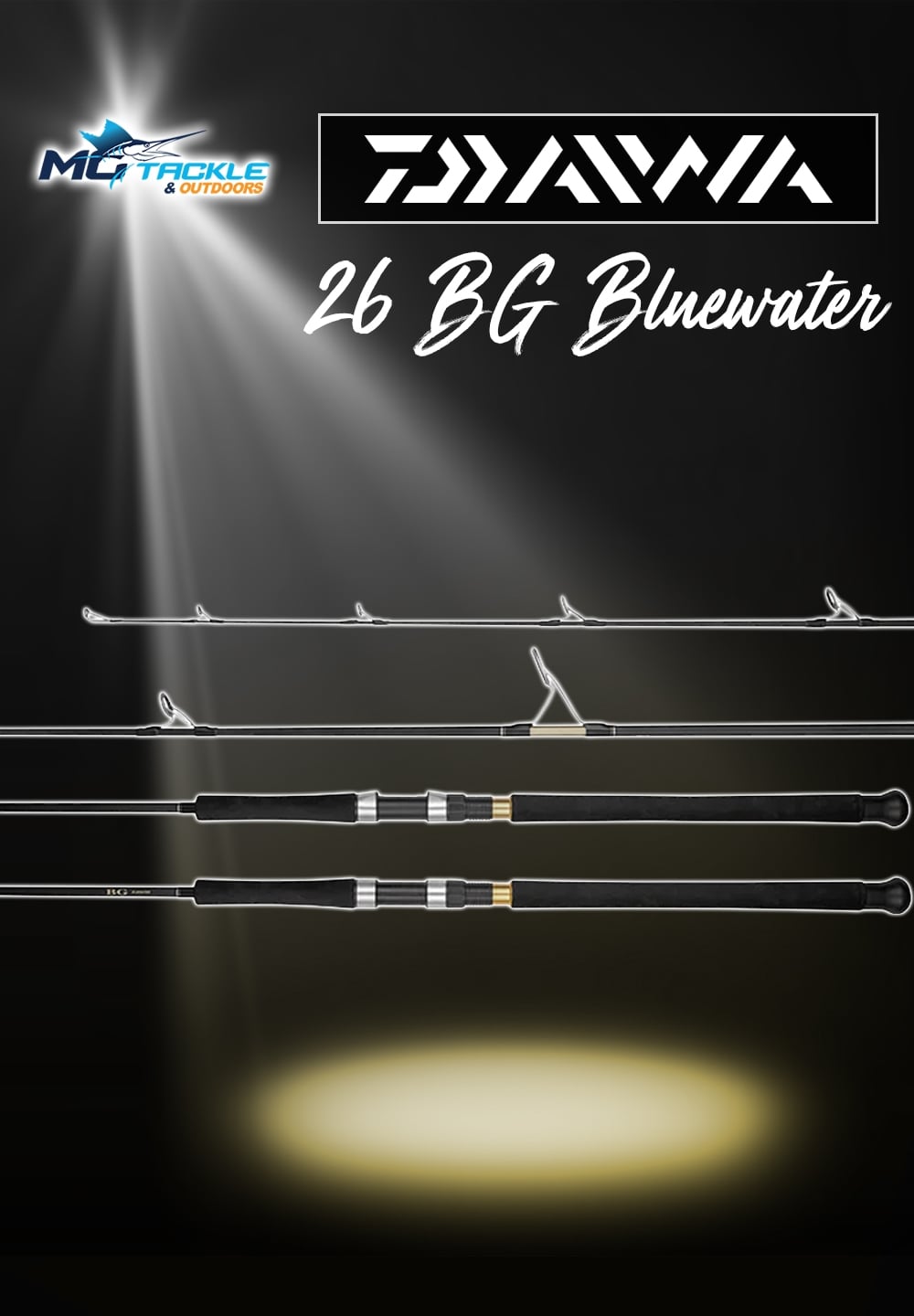 New - DAIWA 26 BG BLUEWATER ROD