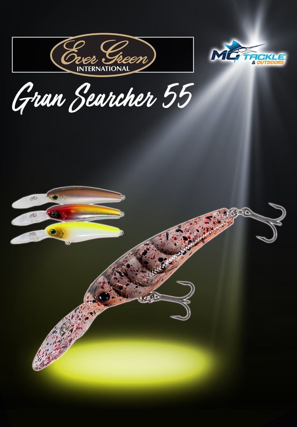 New - EVER GREEN GRAN SEARCHER 55 LURE