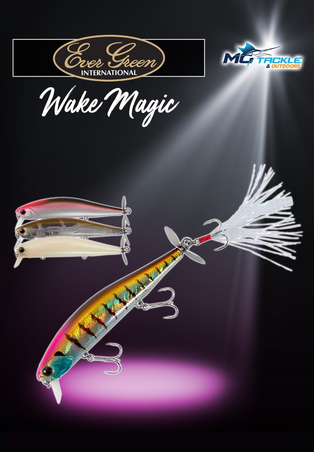 New - EVER GREEN WAKE MAGIC LURE