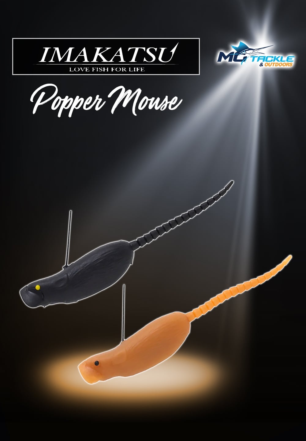 New - IMAKATSU POPPER MOUSE LURE