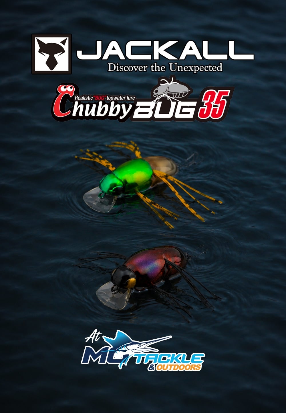 New - JACKALL CHUBBY BUG LURE