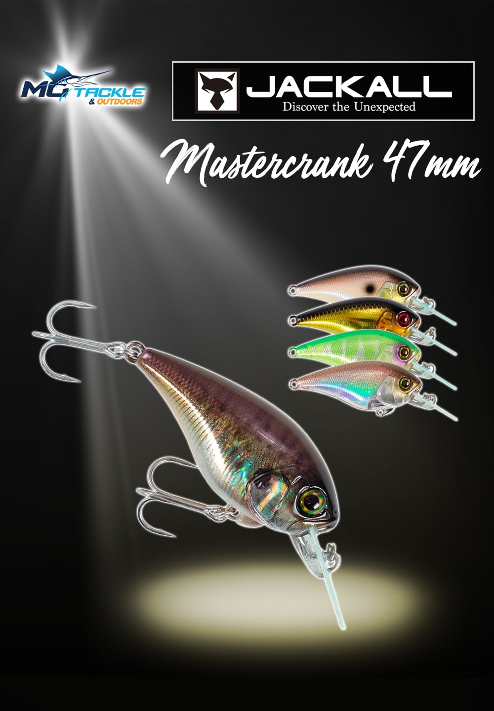New - JACKALL MASTERCRANK 47MR LURE