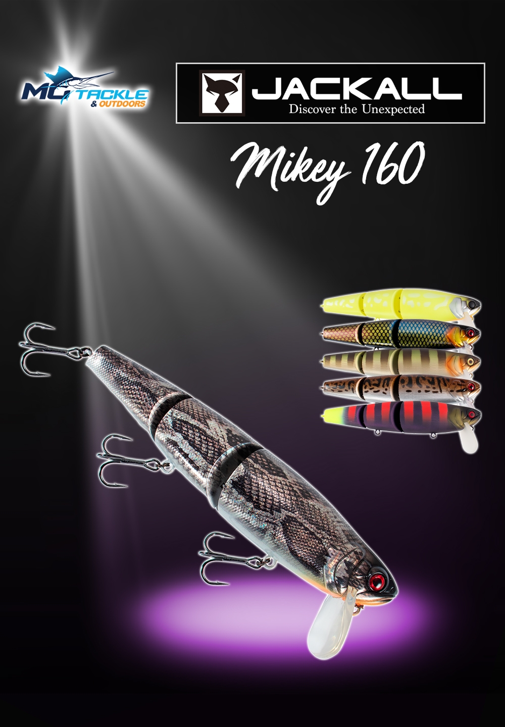 New - JACKALL MIKEY 160 LURE