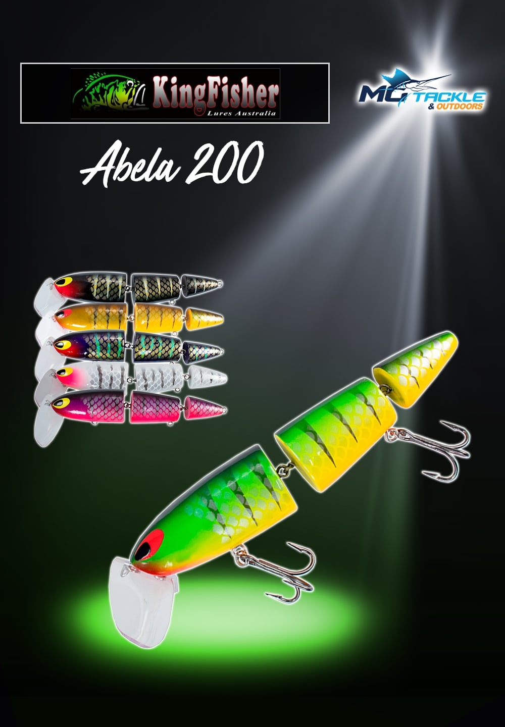 New - KINGFISHER ABELA 200 LURE