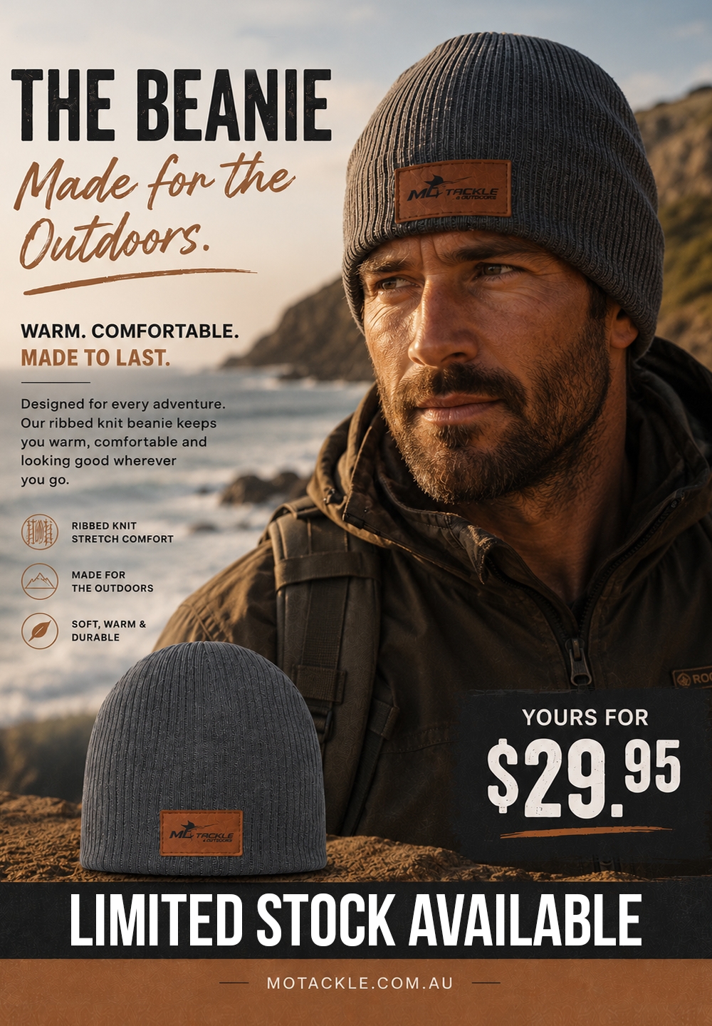 New - MOTACKLE BEANIE
