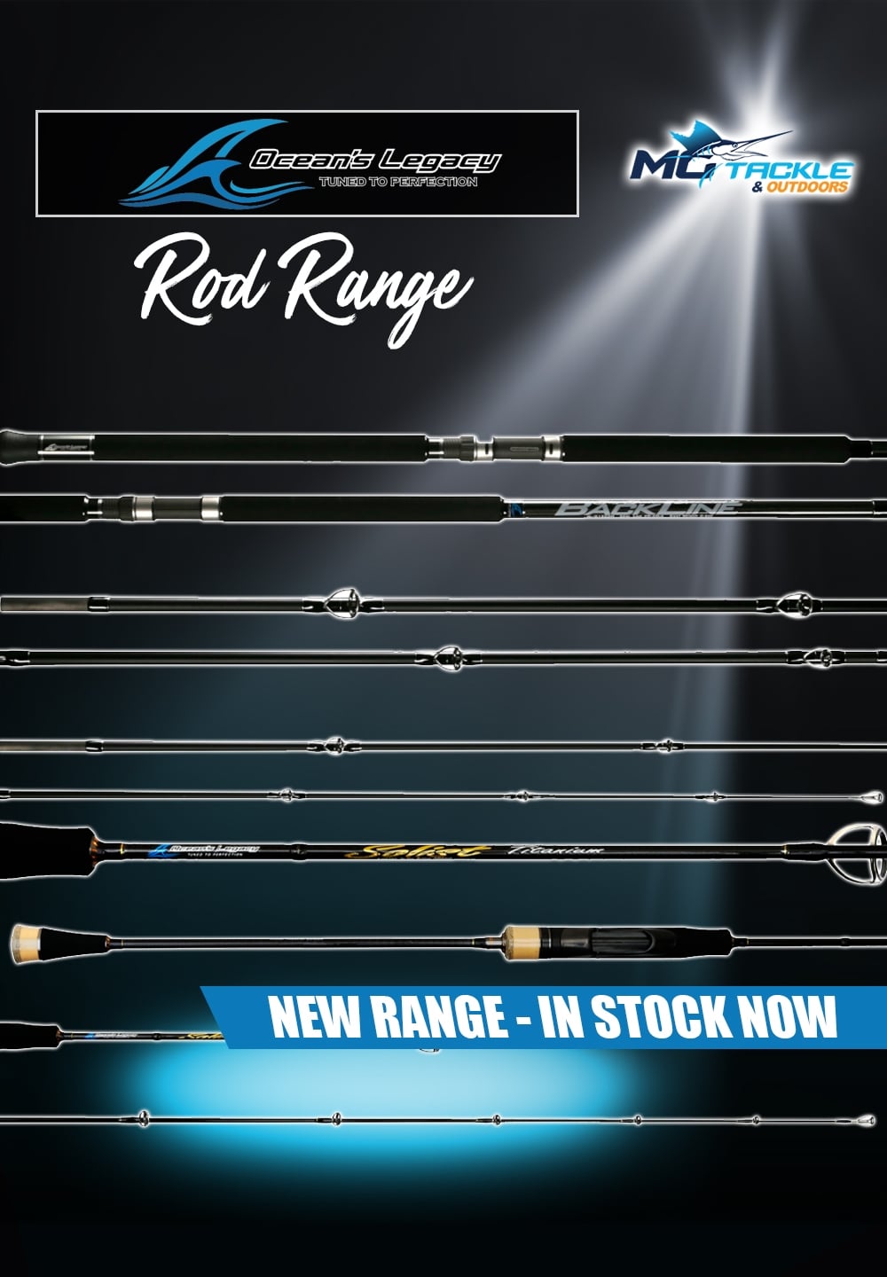 New - Oceans Legacy Rod Range