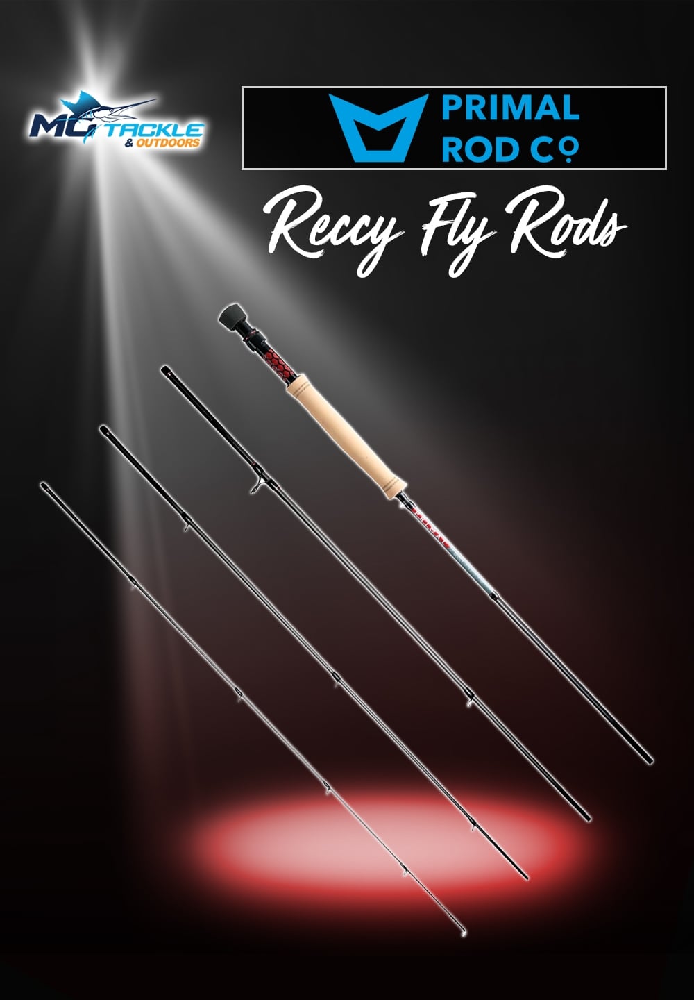 New - PRIMAL RECCY FLY ROD