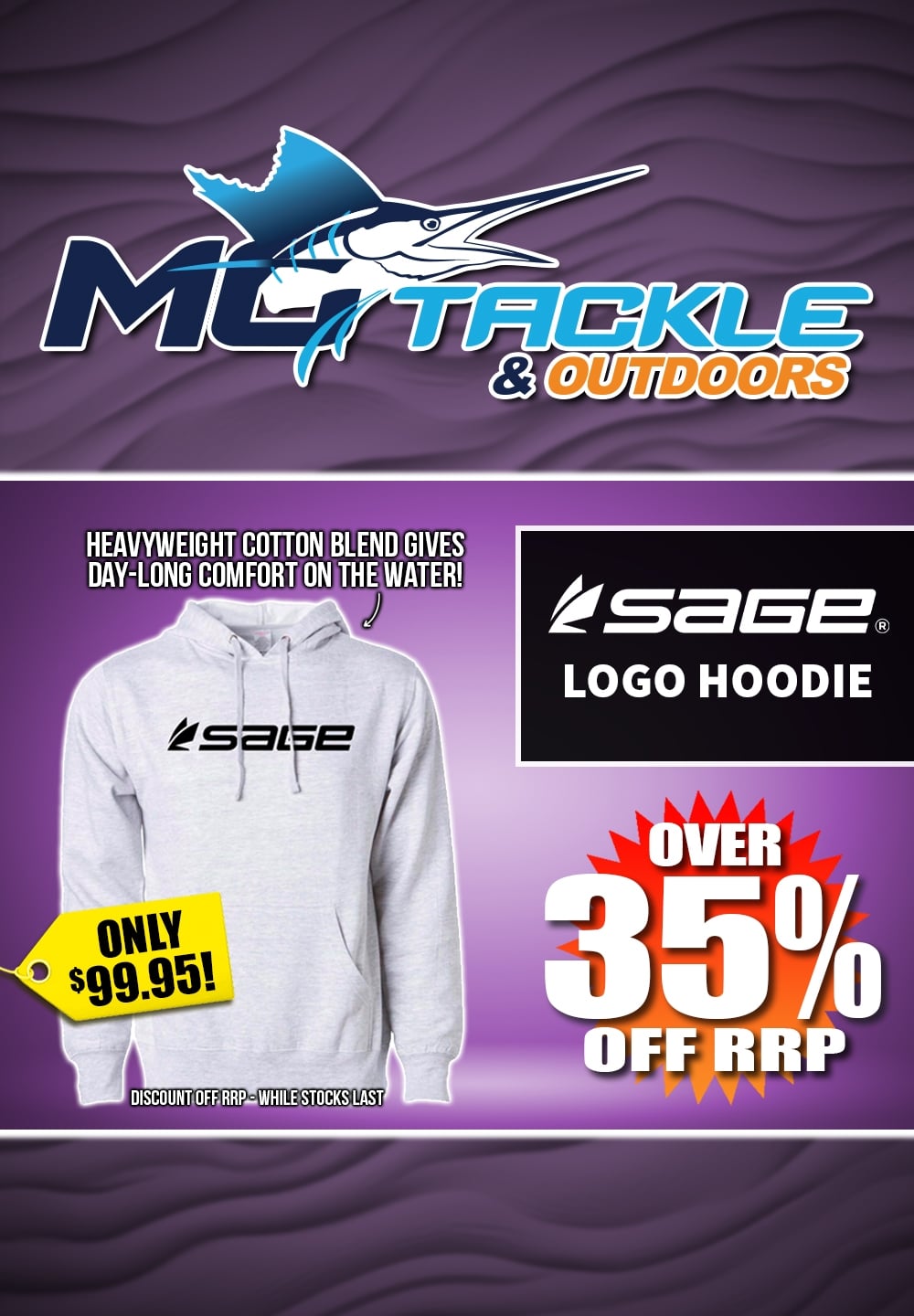 SAGE LOGO HOODIE only $99.95