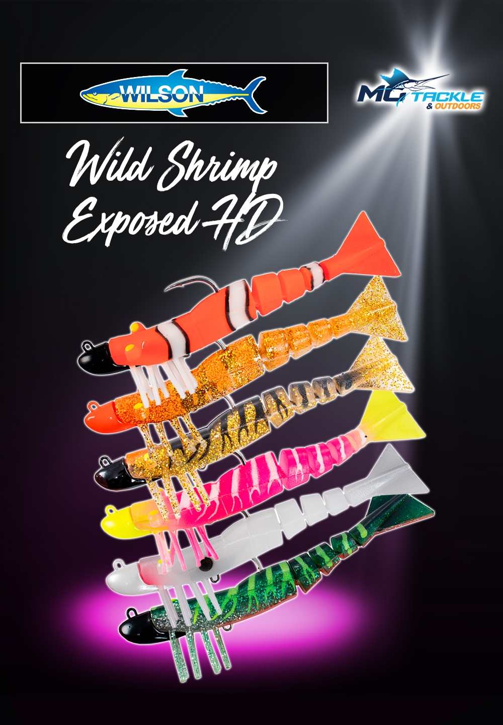 New - WILSON WILD SHRIMP EXPOSED HD LURE