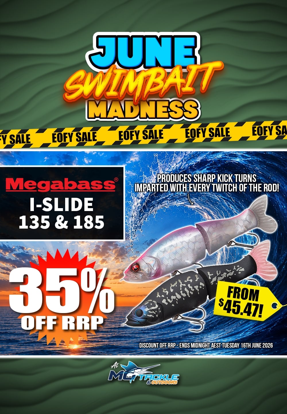 35% off Megabass I-Slide