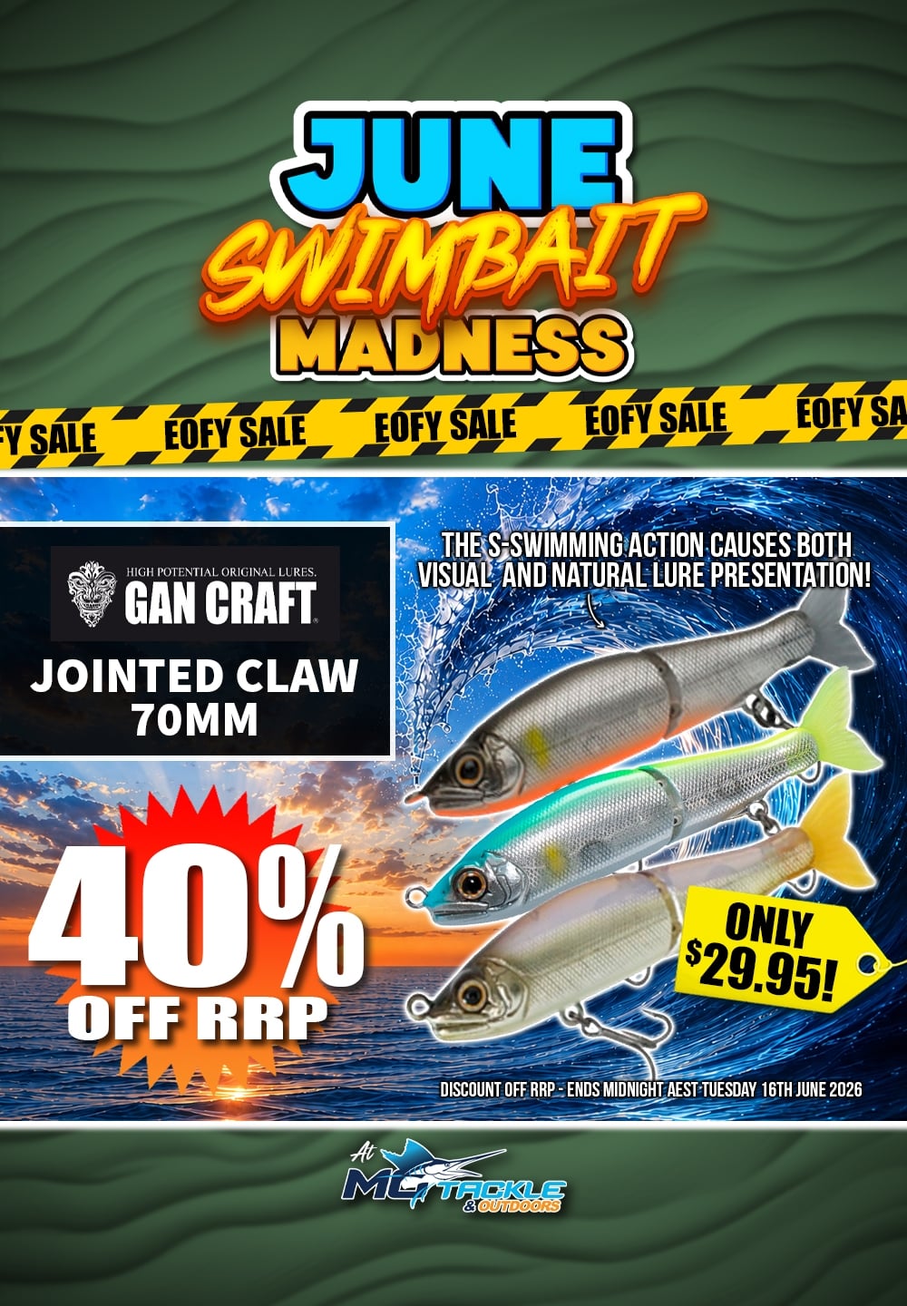 40% off GAN CRAFT JOINTED CLAW 70MM