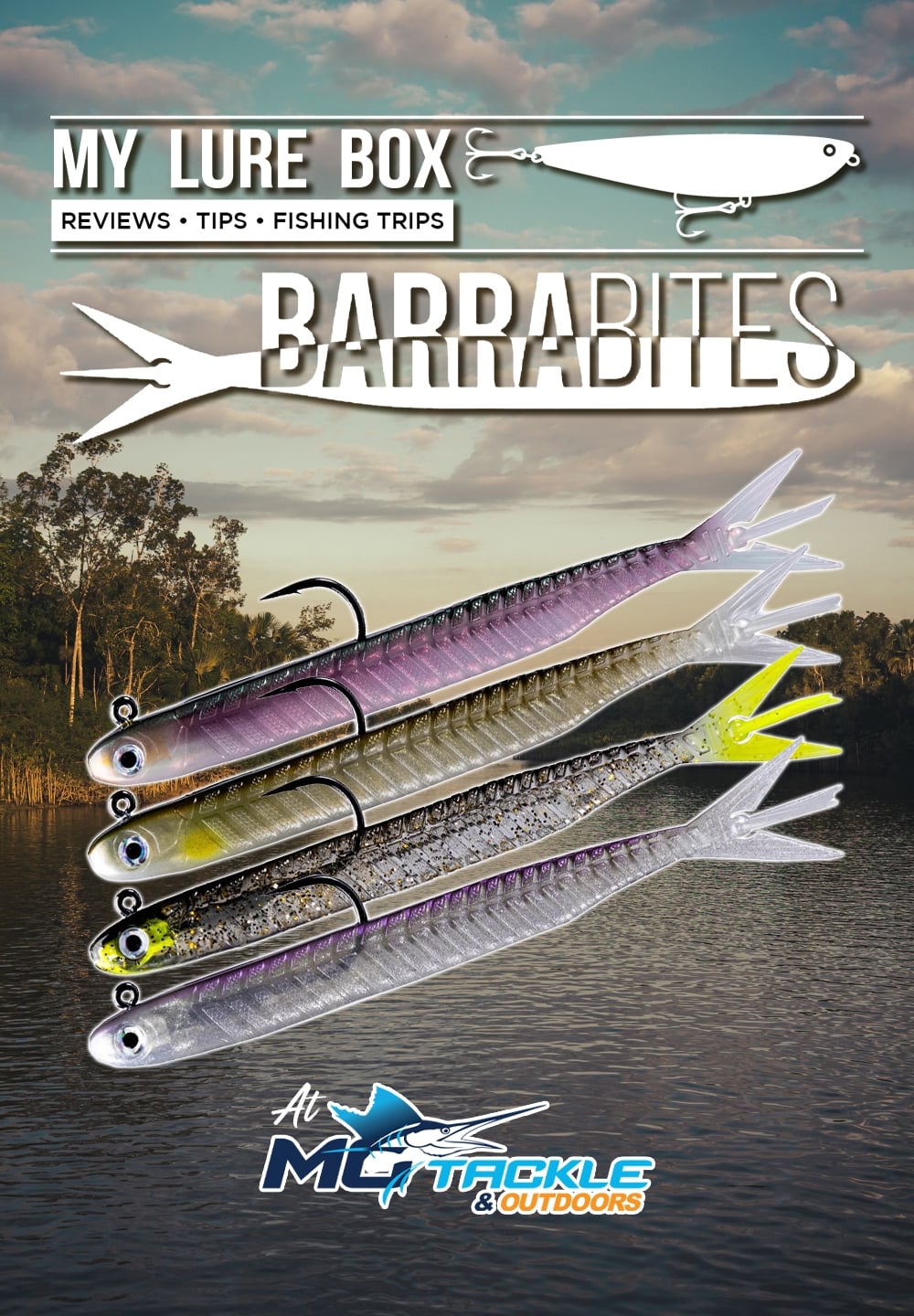 New - My Lure Box Barra Bites Lure