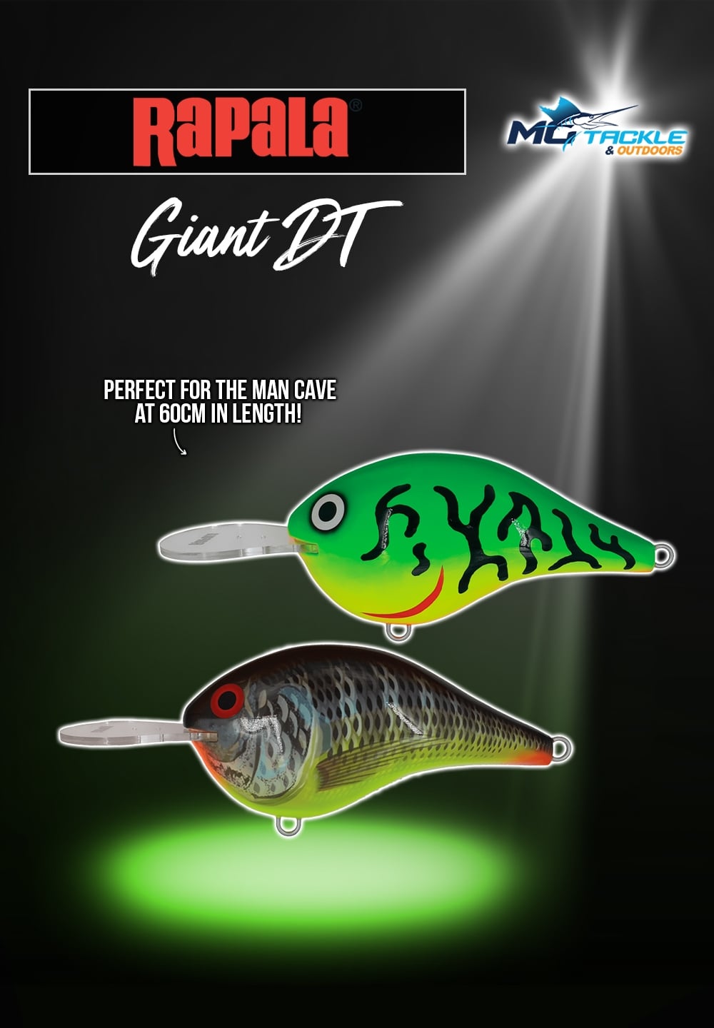 New - RAPALA GIANT DT LURE