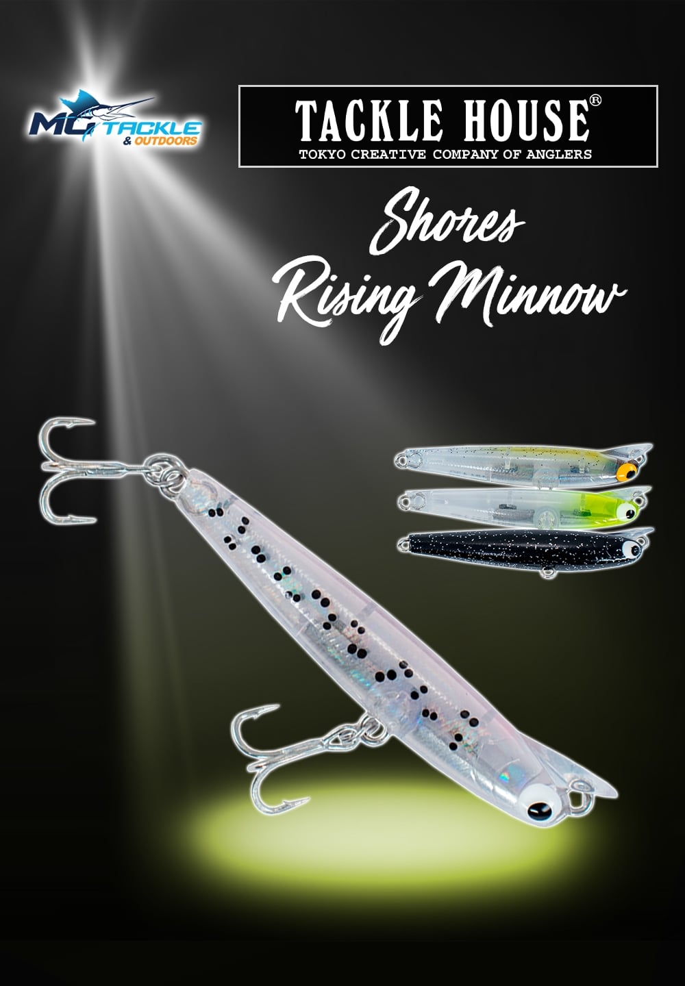 New - TACKLE HOUSE SHORES RISING MINNOW LURE