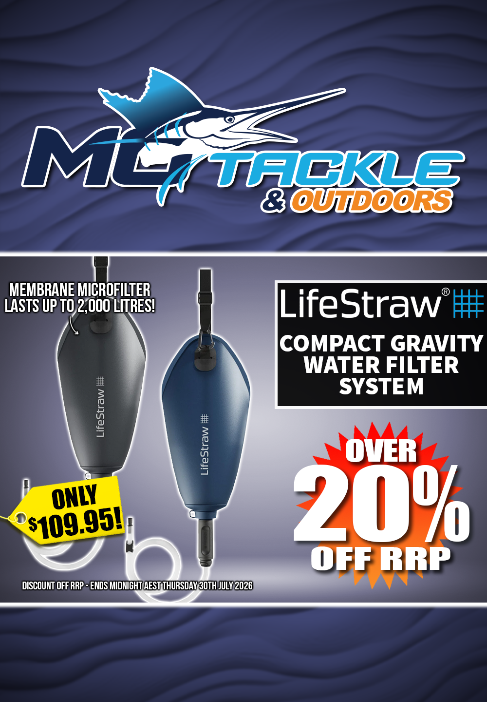Over 20% off LifeStraw Compact Gravity Water Filter System