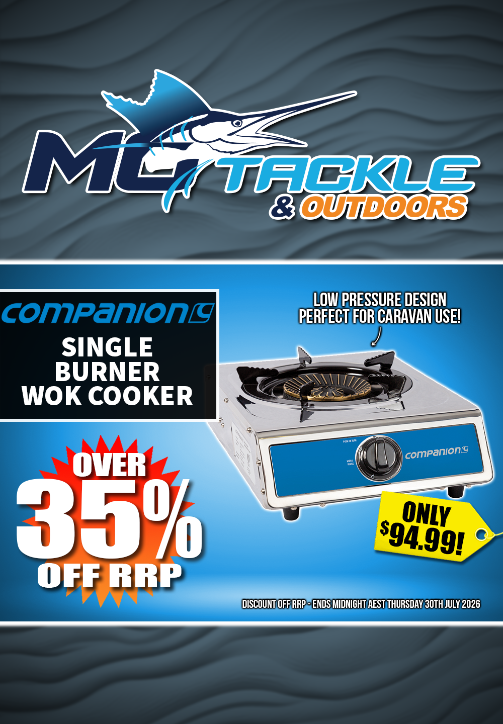 Over 35% off Companion Single Burner Wok Cooker