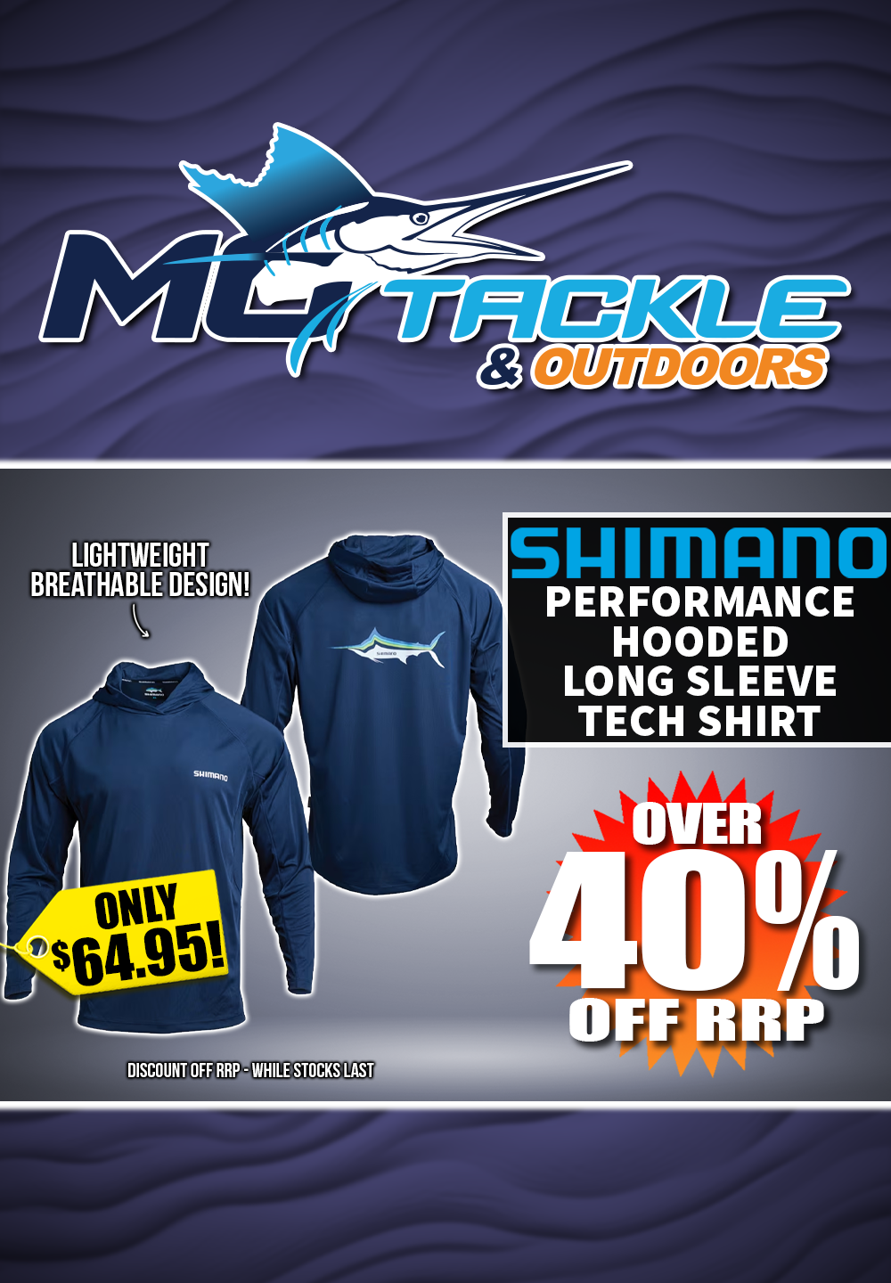 Over 40% off Shimano Performance Hooded Long Sleeve Tech Shirt