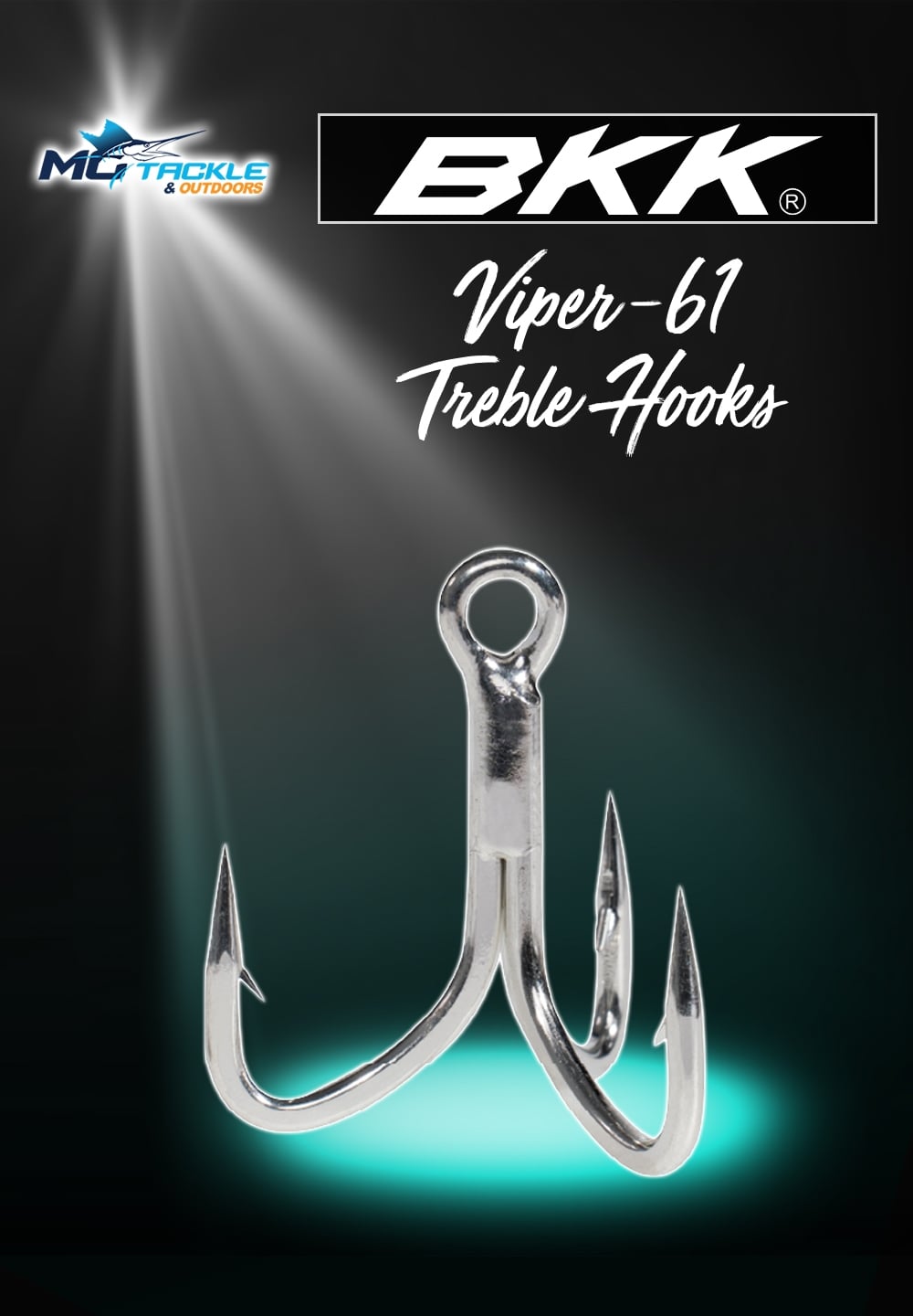 New - Nomad BKK Viper-61 Treble