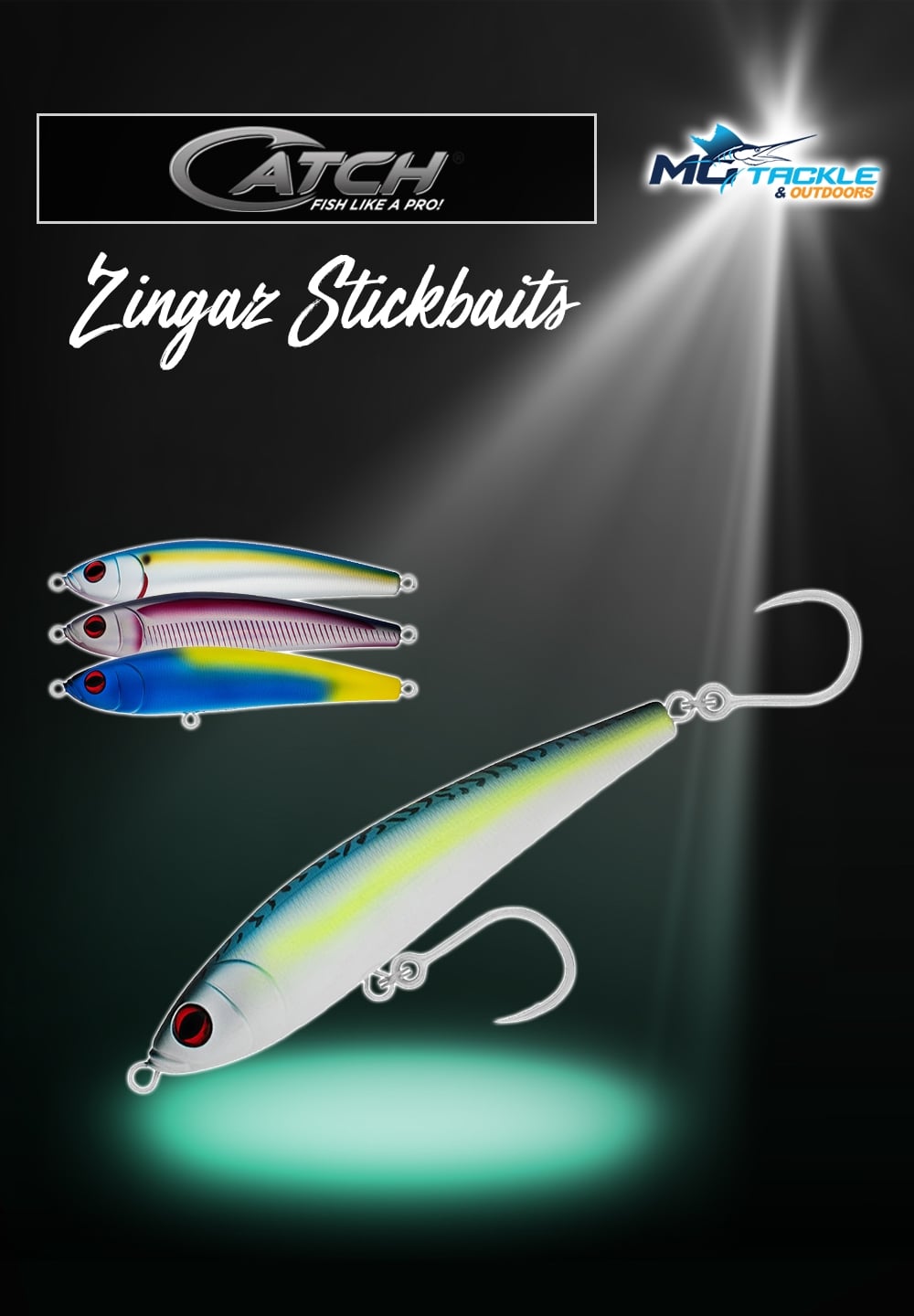 New - Catch Zingaz Stickbait