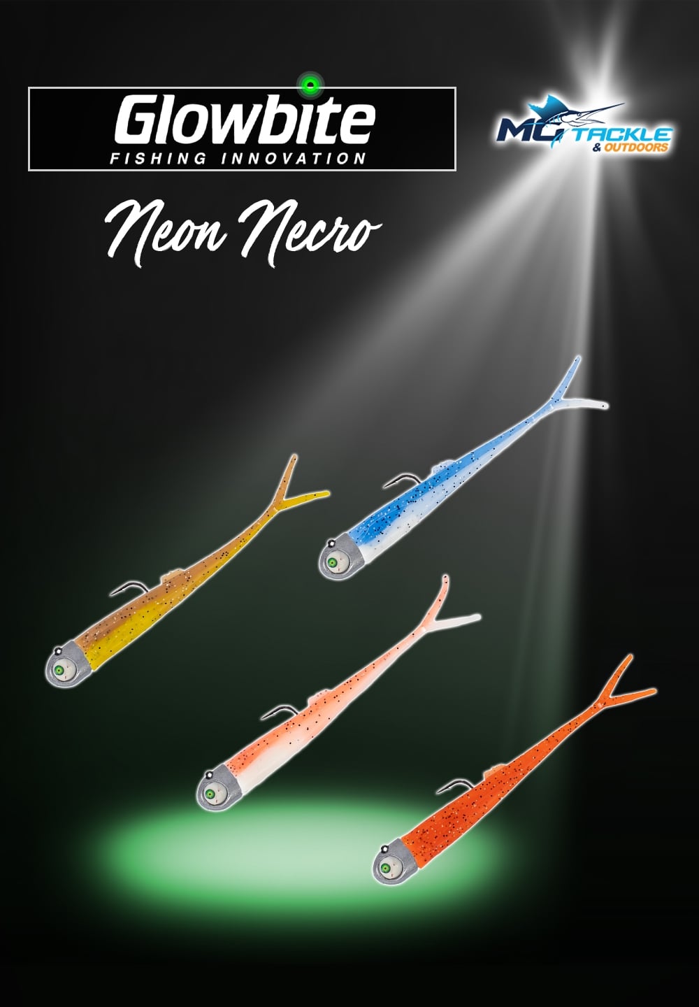 New - Glowbite Neon Necro Lure