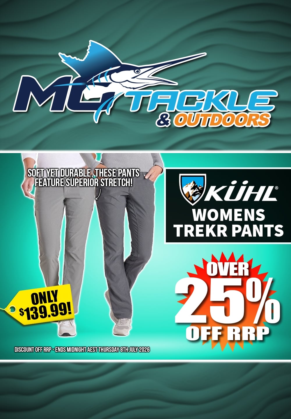 KUHL Womens Trekr Pants only $139.99