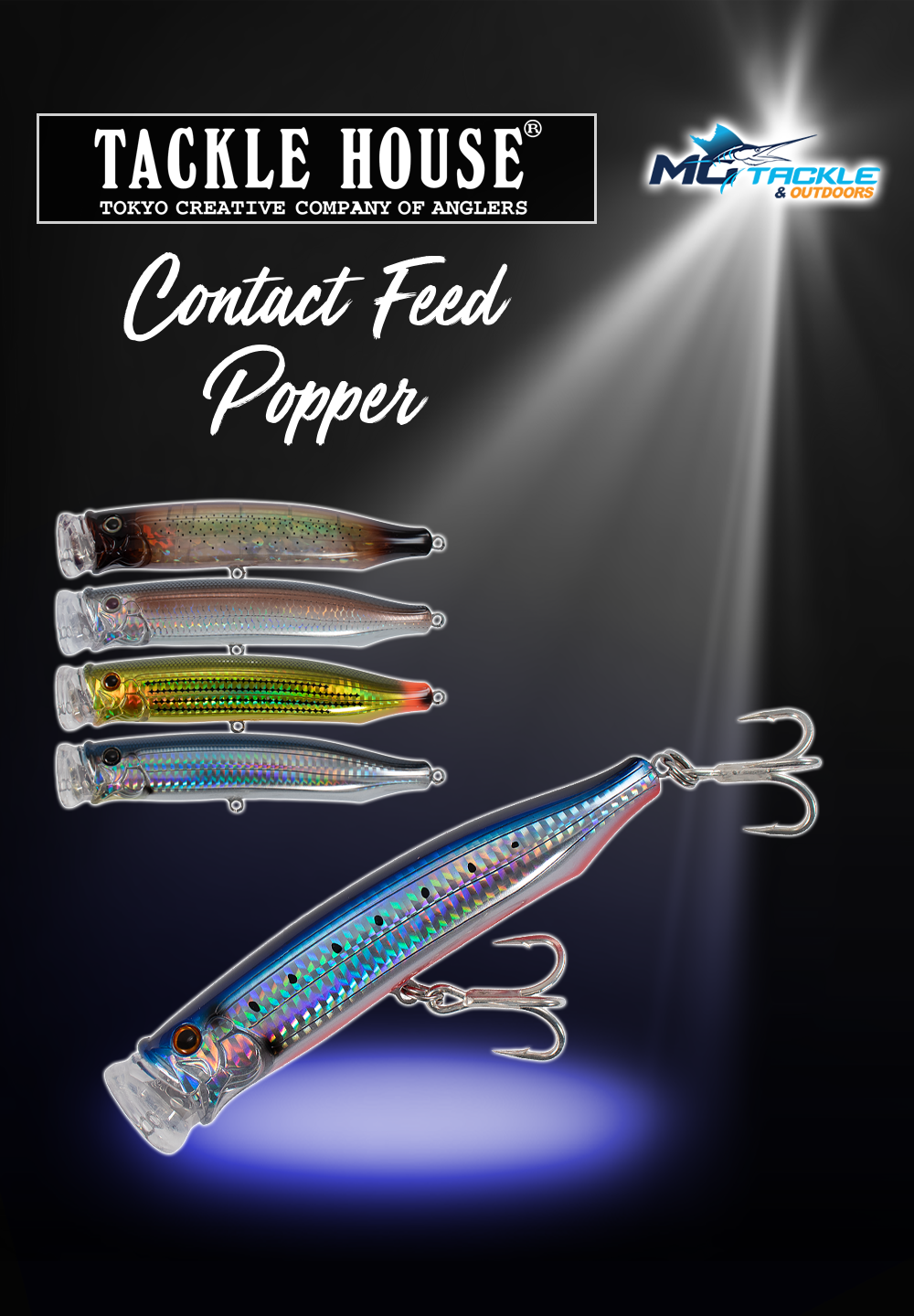 New - Tackle House Contact Feed Popper Lure